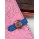 Replica Hermes Bicolor Dogon Portafoglio in pelle rosa Replica Hermes Bicolor Dogon Portafoglio in pelle rosa