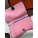 Replica Hermes Bicolor Dogon Portafoglio in pelle rosa Replica Hermes Bicolor Dogon Portafoglio in pelle rosa