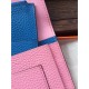 Replica Hermes Bicolor Dogon Portafoglio in pelle rosa Replica Hermes Bicolor Dogon Portafoglio in pelle rosa