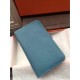 Replica Hermes Dogon Portafoglio In Blue Jean pelle