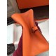 Replica Hermes Dogon Portafoglio in pelle arancione