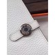 Replica Hermes Dogon Portafoglio in pelle bianca