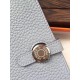 Replica Hermes Dogon Portafoglio in pelle grigia