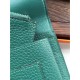 Replica Hermes Dogon Portafoglio in pelle Malachite