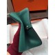 Replica Hermes Dogon Portafoglio in pelle Malachite