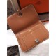 Replica Hermes Dogon Portafoglio In pelle marrone