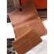 Replica Hermes Dogon Portafoglio In pelle marrone