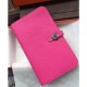 Replica Hermes Dogon Portafoglio in pelle Rose Tyrien