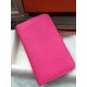 Replica Hermes Dogon Portafoglio in pelle Rose Tyrien
