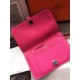 Replica Hermes Dogon Portafoglio in pelle Rose Tyrien