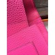Replica Hermes Dogon Portafoglio in pelle Rose Tyrien
