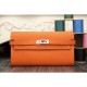 Replica Hermes Kelly Longue Portafoglio in pelle arancione Clemence Replica Hermes Kelly Longue Portafoglio in pelle arancione Clemence