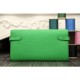 Replica Hermes Kelly Longue Portafoglio in pelle di bambù Clemence