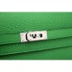 Replica Hermes Kelly Longue Portafoglio in pelle di bambù Clemence