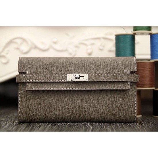 Replica Hermes Kelly Longue Portafoglio in pelle étoupe Epsom Replica Hermes Kelly Longue Portafoglio in pelle étoupe Epsom
