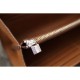 Replica Hermes Kelly Longue Portafoglio in pelle marrone Clemence