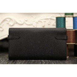 Replica Hermes Kelly Longue Portafoglio in pelle nera Epsom Replica Hermes Kelly Longue Portafoglio in pelle nera Epsom