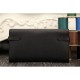 Replica Hermes Kelly Longue Portafoglio in pelle nera Epsom