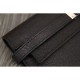 Replica Hermes Kelly Longue Portafoglio in pelle nera Epsom