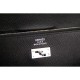 Replica Hermes Kelly Longue Portafoglio in pelle nera Epsom