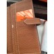 Replica Portafoglio Hermes Bearn Portafoglio In pelle marrone