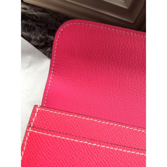 Replica Portafoglio Hermes Costanza a lungo in cuoio rosso Epsom Replica Portafoglio Hermes Costanza a lungo in cuoio rosso Epsom