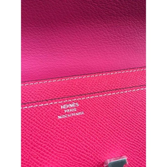 Replica Portafoglio Hermes Costanza a lungo in cuoio rosso Epsom Replica Portafoglio Hermes Costanza a lungo in cuoio rosso Epsom