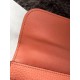Replica Portafoglio Hermes Costanza a lungo in pelle Crevette