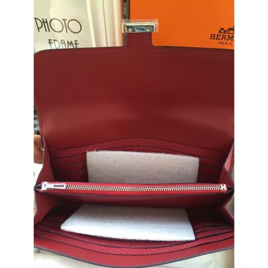 Replica Portafoglio Hermes Costanza a lungo in pelle fucsia Replica Portafoglio Hermes Costanza a lungo in pelle fucsia
