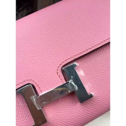 Replica Portafoglio Hermes Costanza a lungo in pelle rosa Epsom Replica Portafoglio Hermes Costanza a lungo in pelle rosa Epsom