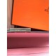 Replica Portafoglio Hermes Costanza a lungo in pelle rosa Epsom