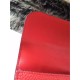 Replica Portafoglio Hermes Costanza a lungo in pelle Vermillion
