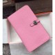 Replica Portafoglio Hermes Dogon in pelle rosa