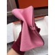 Replica Portafoglio Hermes Dogon in pelle rosa