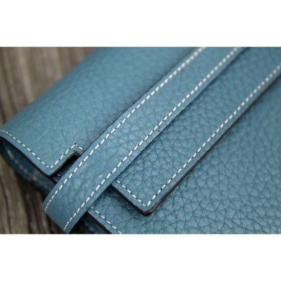 Replica Portafoglio Hermes Kelly Longue in pelle Jean Blu Clemence Replica Portafoglio Hermes Kelly Longue in pelle Jean Blu Clemence