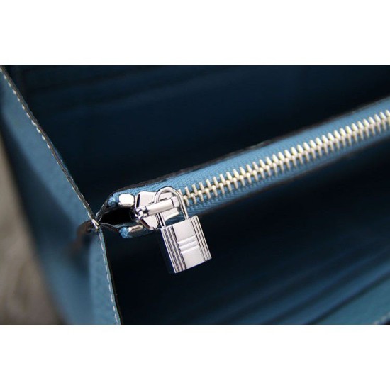 Replica Portafoglio Hermes Kelly Longue in pelle Jean Blu Clemence Replica Portafoglio Hermes Kelly Longue in pelle Jean Blu Clemence