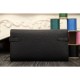 Replica Portafoglio Hermes Kelly Longue in pelle nera Clemence