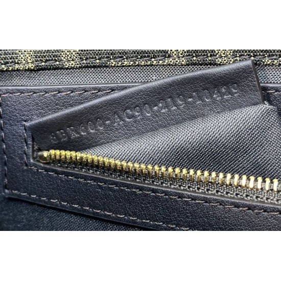 Replica Borsa Fendi Baguette Medium FF in tessuto jacquard con paillettes Marrone Replica Borsa Fendi Baguette Medium FF in tessuto jacquard con paillettes Marrone