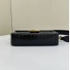 Replica Borsa Baguette Media Fendi 8BR600 Coccodrillo Nero