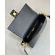 Replica Borsa Baguette Media Fendi 8BR600 Coccodrillo Nero