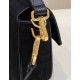Replica Borsa in tela Fendi Baguette media FF 8BR600 Nera