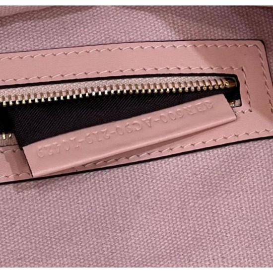 Replica Borsa in tela Fendi Baguette media FF 8BR600 Rosa