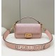 Replica Borsa in tela Fendi Baguette media FF 8BR600 Rosa