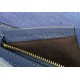 Replica Borsa media Fendi Baguette Jacquard FF in tessuto 8BR600 Blu