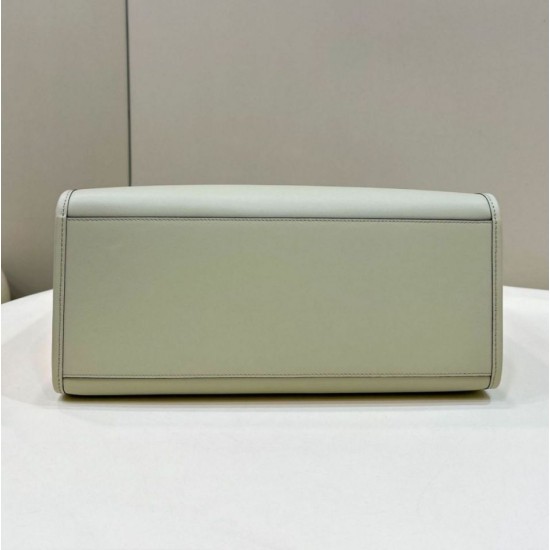Replica Borsa tote media Fendi Sunshine verde chiaro