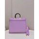 Replica Borsa tote media Fendi Sunshine viola
