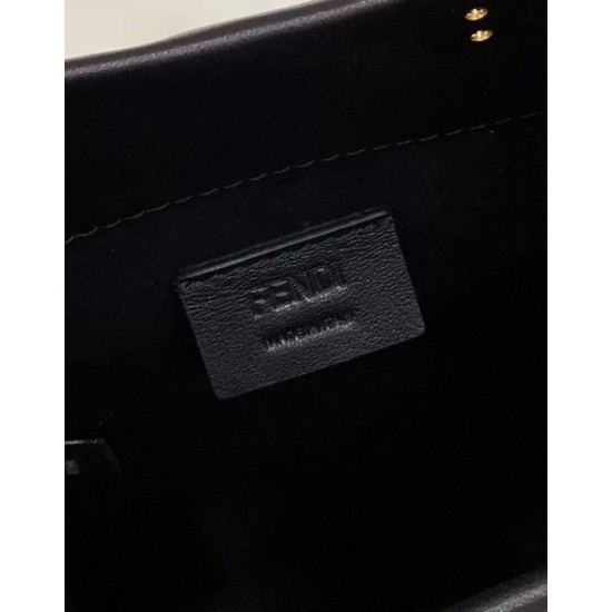 Replica Borsa tote Fendi Mini Sunshine Shopper Nera Replica Borsa tote Fendi Mini Sunshine Shopper Nera