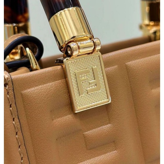 Replica Borsa tote Fendi Mini Sunshine Shopper Marrone Replica Borsa tote Fendi Mini Sunshine Shopper Marrone