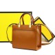 Replica Borsa tote Fendi Sunshine piccola shopper Marrone