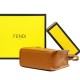 Replica Borsa tote Fendi Sunshine piccola shopper Marrone